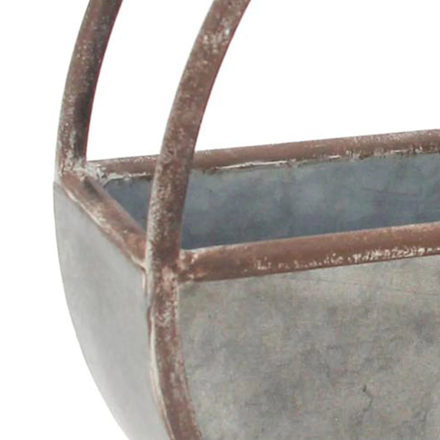 Rustic Galvanized Wall Planter