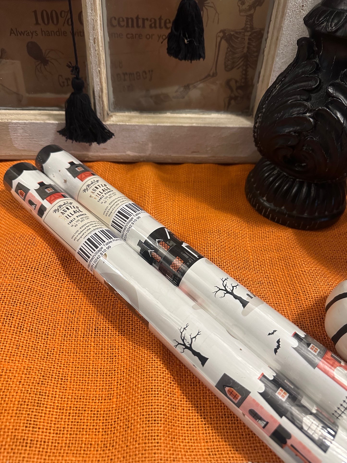 Haunted House Table Runner