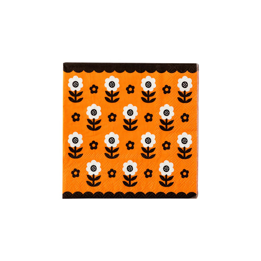 Folksy flower napkins