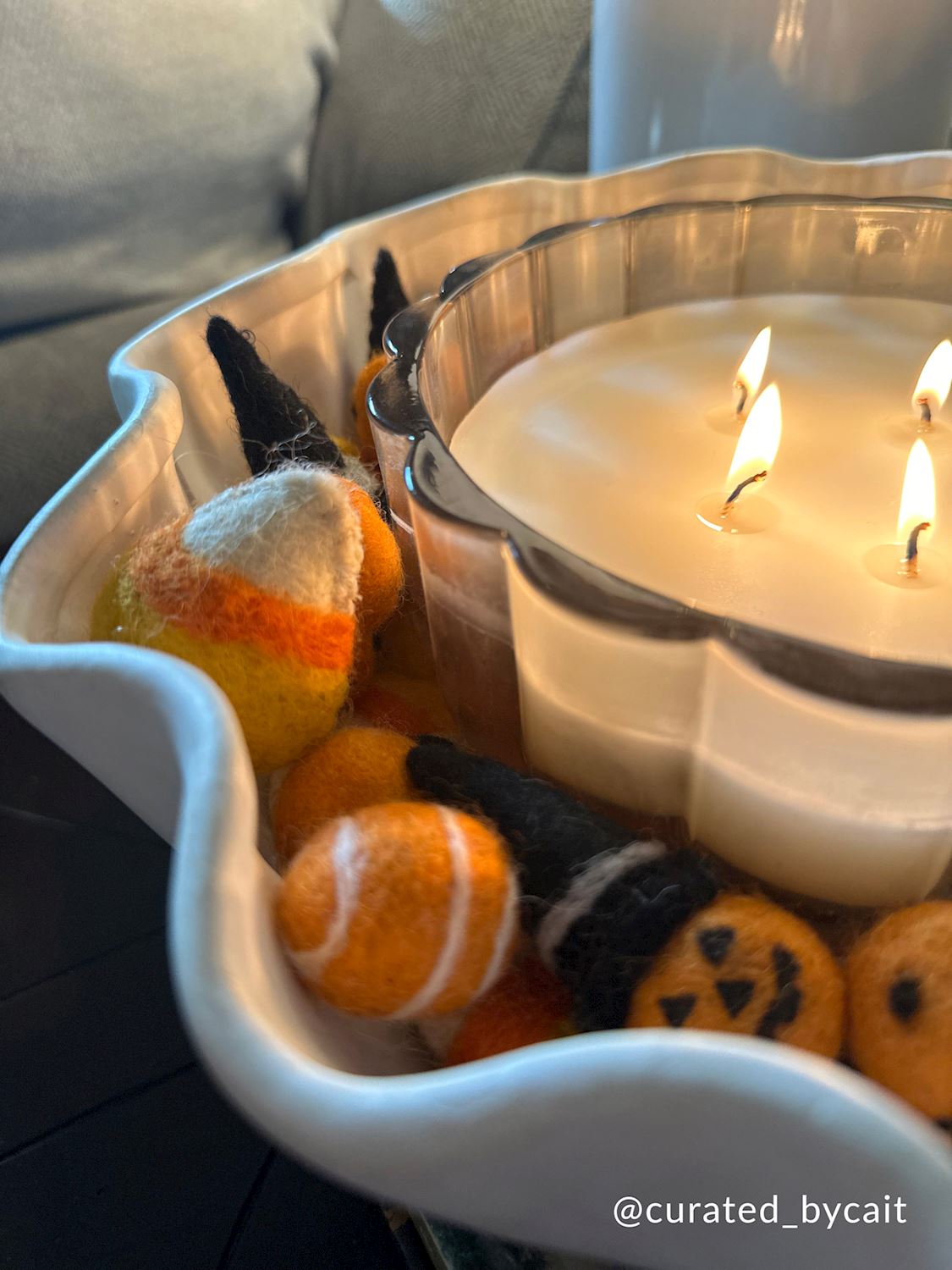 Felt Halloween bowl fillers